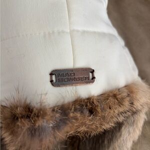 Mad Bomber Women's Cream Fur-Lined Hat